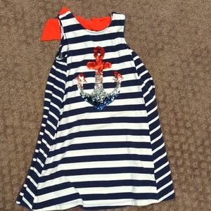 Jillian's closet anchor shift dress. 4T